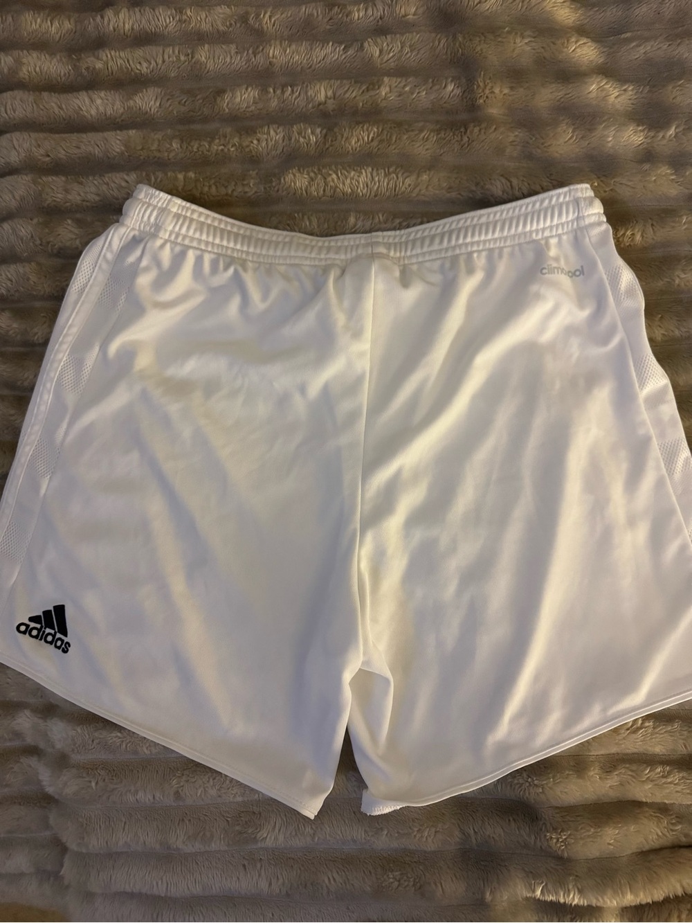 adidas White ClimaCool Performance Shorts